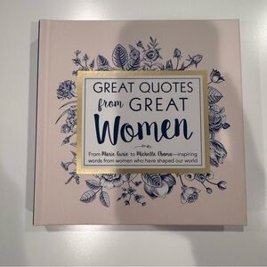 NWOT hardcover “Great Quotes from Great Women”